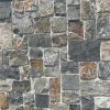 Multi-Tone Natural Fieldstone Mosaic Stacked Stone Veneer Indoor Outdoor Wall Cladding
