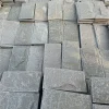 Gray Uniform Chiseled Relief Split Rock Veneer Weatherproof Exterior Wall Stone