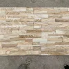 mmexport1673776076736 Yellow Ledger Stacked Stone Panels For Courtyard Landscape Retaining Wall