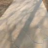 Machine Tumbled Honey Beige Crazy Paving Limestone Random Flagstone Pavers Machine tumbled honey beige crazy paving limestone slabs, random flagstone with smooth tumbled edges for outdoor patio landscaping