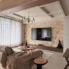 Cream Natural Split Crazy Stone Wall Cladding, 1-3cm Irregular Fieldstone Veneer