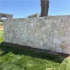 Minimalist White Irregular Sandstone Crazy Paving Veneer