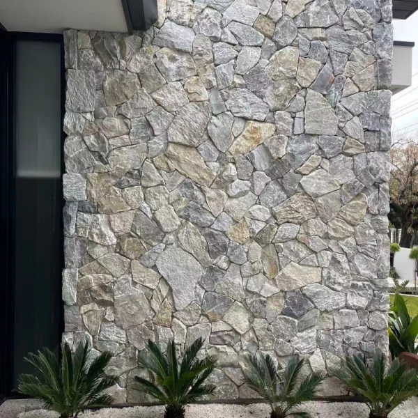 6781d544bbddd6ece35465287380347f Grey White Irregular Wall Stone | Exterior Wall Cladding & Landscape Stone