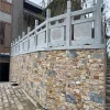Multicolor rust slate ledger stone, stacked stone veneer for exterior retaining wall cladding