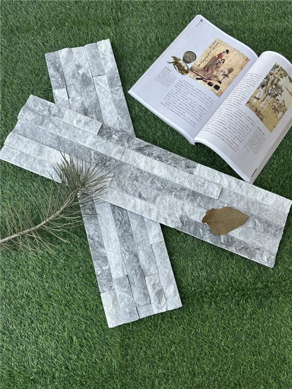 IMG_3271 - 副本 Grey Cloud Quartzite Ledger Stone | Natural Quartzite Wall Cladding