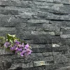Black Quartzite Ledger Stone Panel split face for exterior wall cladding
