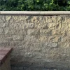Golden Yellow Mushroom Stone garden boundary wall cladding