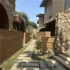 Yellow Beige Random Stone Wall Cladding