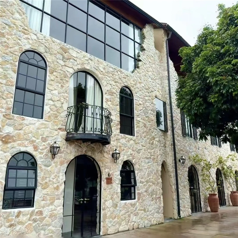 crazy paving stone for villa landscape hotel exterior building stone facade cladding