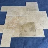 Natural Beige Modular Limestone Flooring for Villa Interiors & Courtyards