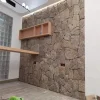 Yellow Beige Random Stone Wall Cladding