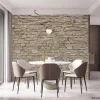 Natural Yellow Stacked Ledger Stone Garden Retaining Wall and Villa Exterior Wall Cladding