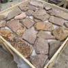 Rusty Yellow Crazy Paving Stone, Rustic Natural Stone for Wall Cladding & Ground Paving