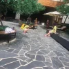 Charcoal Grey Crazy Paving Stone for Patio & Garden Villa Landscaping