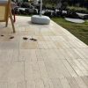 Beige Travertine Strip Mosaic | Natural Stone for Wall & Floor Short Description
