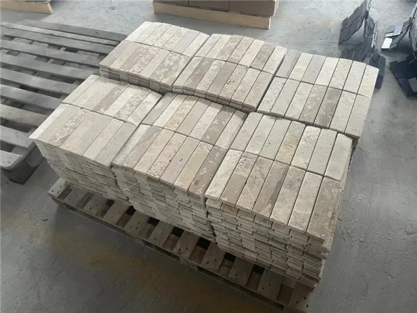 Beige Travertine Strip Mosaic | Natural Stone for Wall & Floor Short Description
