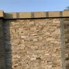 Yellow Wood‑Vein Ledger Stone Wall Cladding for Interior & Exterior Walls