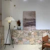 Crazy paving stone interior wall cladding with natural irregular stone slabs