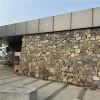 Golden Rust Crazy Paving Stone for Commercial Building Exterior Wall Cladding