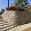 Yellow Beige Random Stone Wall Cladding