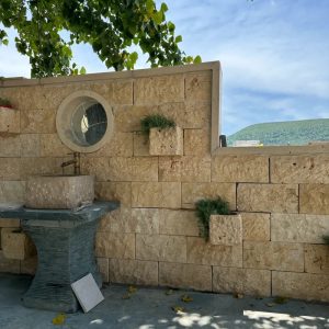 BBeige limestone ledger stone natural wall cladding for villa and outdoor landscape decoration