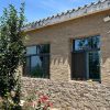 Natural Yellow Stacked Ledger Stone Garden Retaining Wall and Villa Exterior Wall Cladding