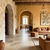 Walnut Brown Limestone for Elegant Villa and Landscape Design