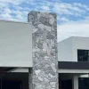 Cloud Grey Random Flagstone outdoor stone pillar cladding