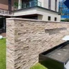 Warm Yellow Stacked Stone Panels for Cottage & Country Style