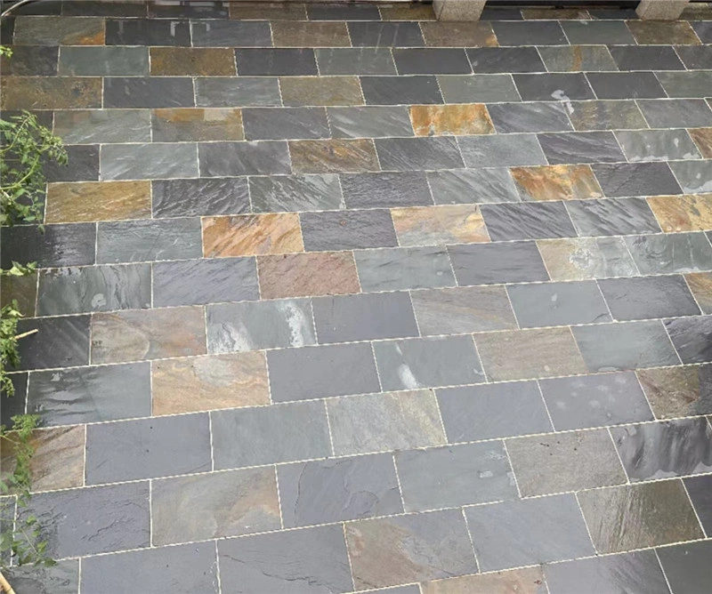 Blue Grey Slate Paving, natural riven slate for outdoor patio paving