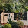Golden Rust Random Stone Wall Cladding for Residential and Landscape Wall Projects
