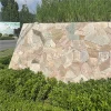 Golden Rust Random Stone Wall Cladding for Residential and Landscape Wall Projects